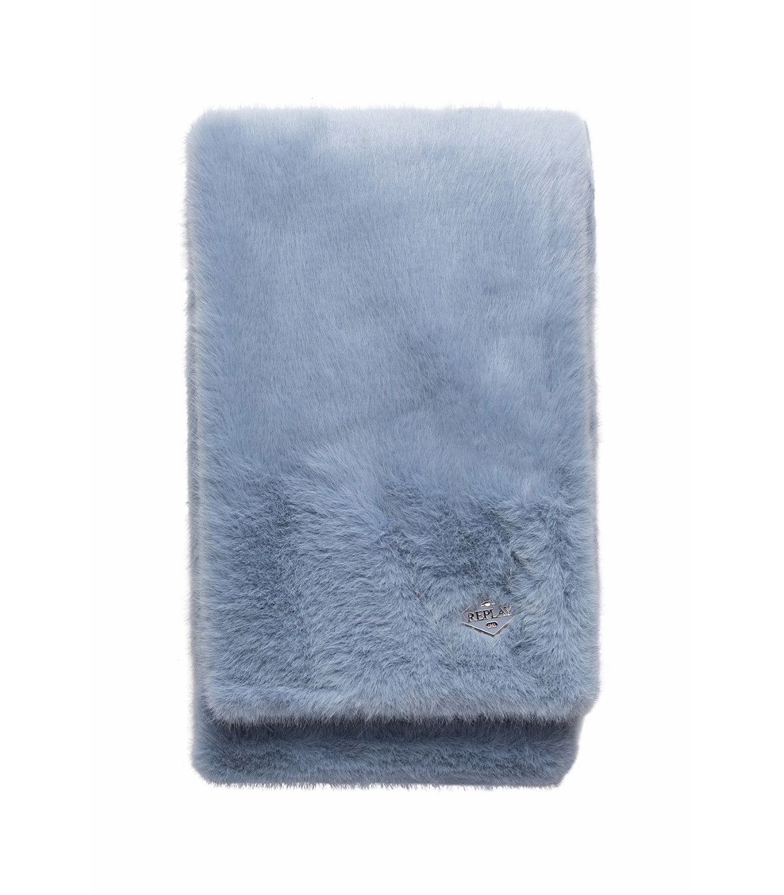 フェイクファーストール 詳細画像 ライトブルー 2